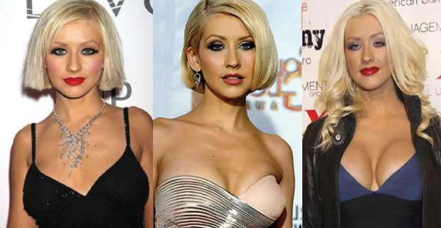 christina aguilera plastic surgery